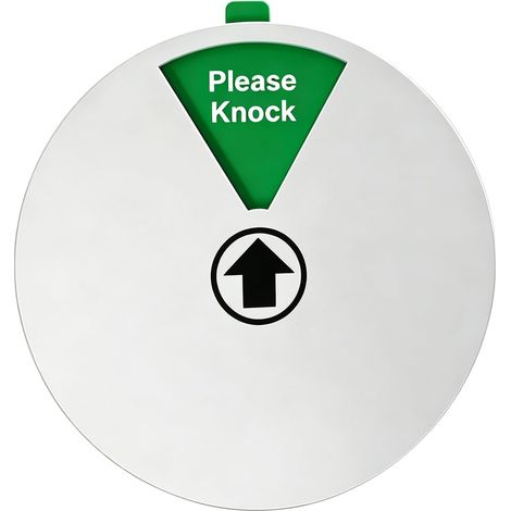Panneau de Confidentialité 6 Pouces, Panneau Ne Pas Deranger Rond à 6 États Modifiables, Plaque de Porte Magnétique et Adhésive pour Bureau, Maison, Hôpital, Salle de Réunion (1/5)