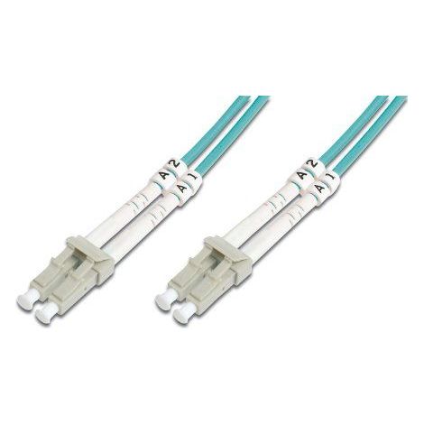 DIGITUS LWL Patchkabel LC - LC 2,00m Multimode Duplex OM3 (DK-2533-02/3) (1/3)