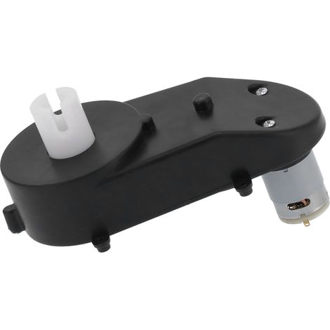 Direction n°5 pour servomoteur 12V 6600RPM, boîte d'engrenages 380, pièce de direction robuste, compatible avec modèles RC, remplacement haute performance, paire de commande précise, moteur électrique (1/5)