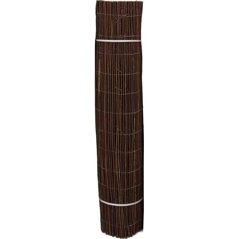 Weidenmatte Sichtschutzzaun Sichtschutz Weide Gartenzaun Natur Windschutz 1,0 x 5 m (1/3)