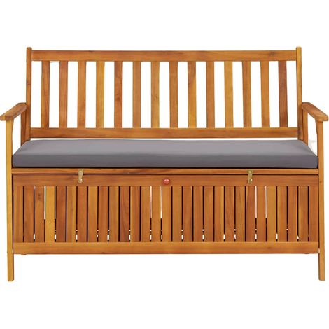 Maison Exclusive - Cassapanca da Giardino 120 cm in Legno Massello di Acacia