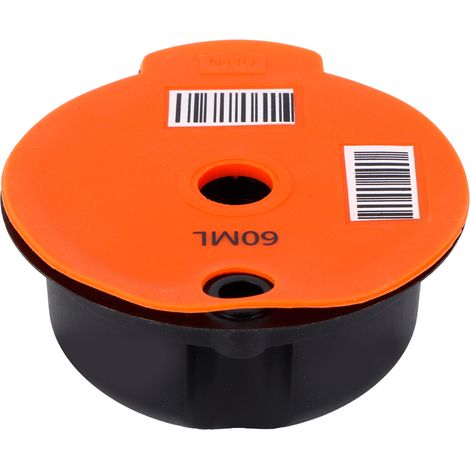 Capsule de café réutilisable avec filtre à café rechargeable, cuillère et goupillon, accessoires pour le café, 60 ml (1/5)