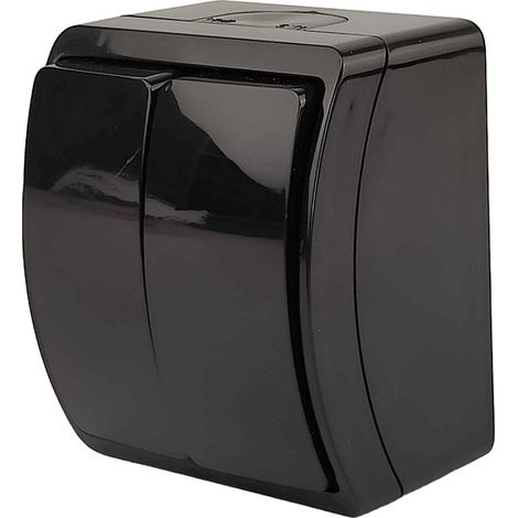 Interruttore doppio per lampadario a superficie Koala VW-2 IP44 ViPlast 2629 (1/5)