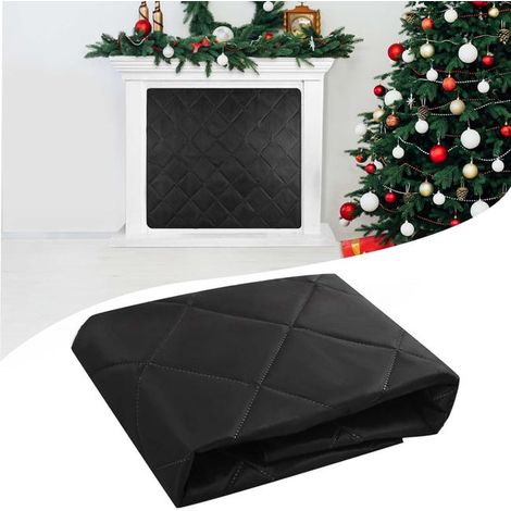 Cubierta magnética para chimenea resistente al viento de 73 x 100 cm, parachispas de ladrillo, aislamiento térmico. (1/5)