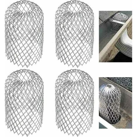 Grille de filtration métallique extensible pour gouttières (lot de 4) (1/5)