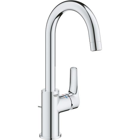 EUROSMART Mitigeur monocommande de lavabo Taille L, avec vidage, Chrome (23970003) (1/5)