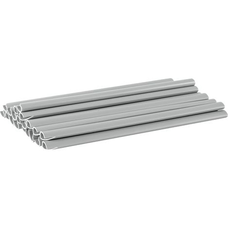CELLFAST CLIPS DE FIXATION POUR BANDE DE CLÔTURE - CLIPS DE MONTAGE 19 CM - MONTAGE FACILE - GRIS - 10 PIÈCES 30-086