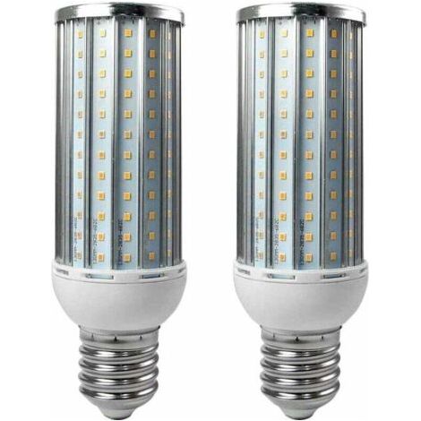 Confezione da 2 lampadine LED E40 da 50W, in lega di alluminio, luce bianca fredda, 192x2835 SMD, AC 110/220V.