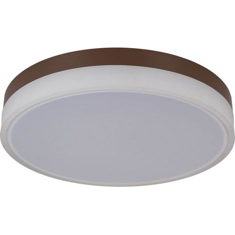 Naeve LOLA Plafonnier semi-encastré à LED intégré à intensité variable, blanc 3 000-6 500 K, télécommande