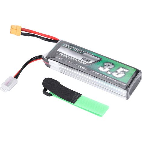 Batterie Lipo 3500mAh 11.1V 60C XT60 pour modèle radiocommandé (1/5)