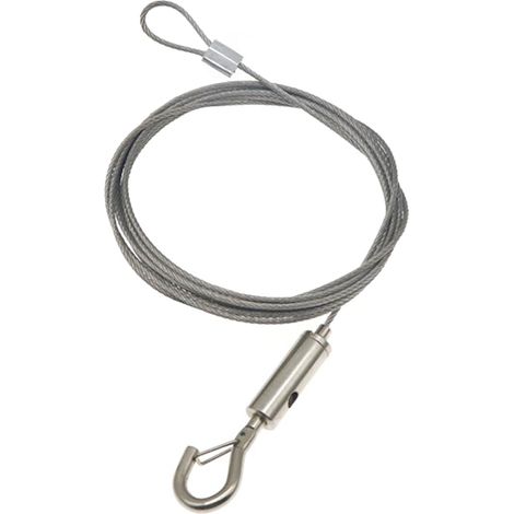 Ensemble de fil suspension robuste et réglable en acier inoxydable, (1/5)