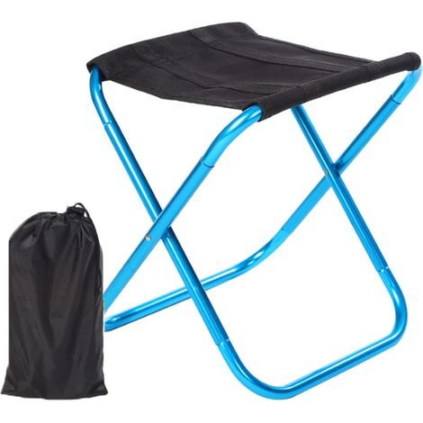 Portable Lightweight Mini Folding Chairs Fishing, Outdoor Camping Stool, Large Stool Carry Bag, Load Capacity Up To 250 Kg (1/5)