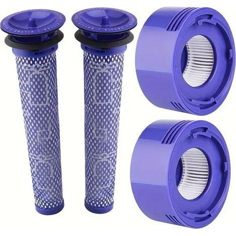 Remplacement du filtre pour les aspirateurs sans fil Dyson V7 V8 Animal Absolute, tête de moteur comparée aux pièces 965661-01 et 967478-01