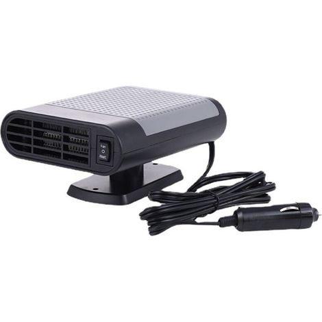 Chauffage de voiture, 12 V 150 W portable avec chauffage et refroidissement 2 en 1 pour chauffage rapide, dégivrage et désembuage, ventilateur de pare-brise automobile dans allume-cigare (1/5)
