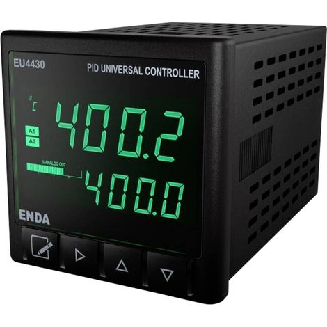 Enda EU4430-230 PID Régulateur universel Pt100, J, K, L, T, S, R SSR, Relais 10 A (l x H) 48 mm x 48 mm W350902 (1/2)
