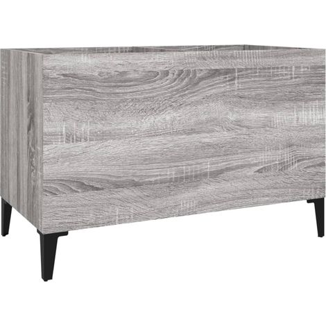 Maison Exclusive - Mobile Porta DiscGrigio Sonoma 74,5x38x48 Legno Multistrato