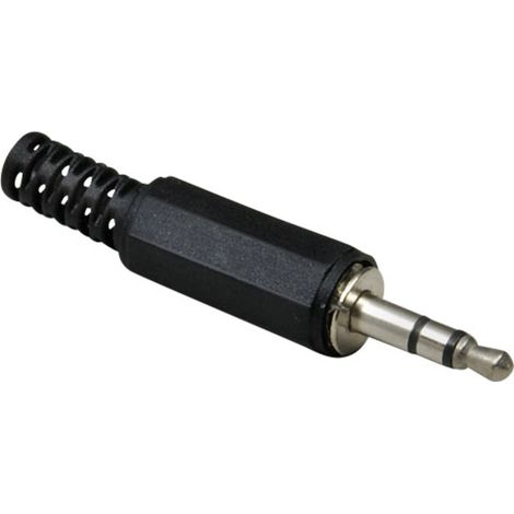 BKL Electronic 1107003 Klinken-Steckverbinder 3.5 mm Stecker, gerade Polzahl: 3 Stereo Silber 1 St.