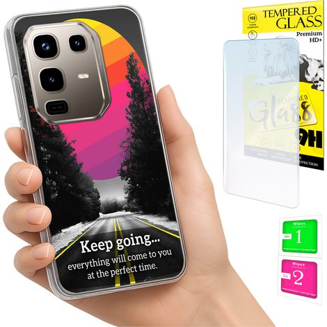 Schutzhülle für Infinix Note 50 Pro 4G: Fotohülle, Rückseite + 9H-Glas (1/5)