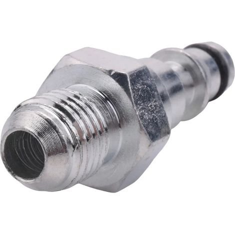 Adaptateur De Tuyau - Raccord Rapide M14 Convexe Pour Nettoyeur Haute Pression - Compatible Lavor Vax - Alliage - 2 Pièces (1/5)