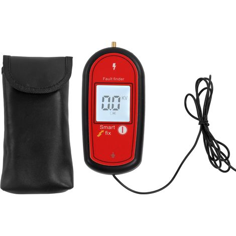 Elektronischer Zaunprüfer MLD 004F – Digitales LCD-Display, Spannungsmessung bis 15 kV mit roter Hintergrundbeleuchtung für Weideflächen