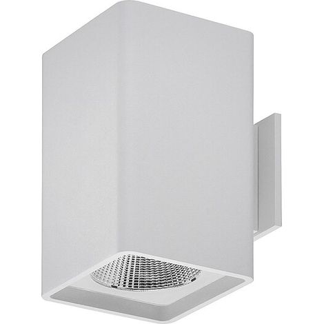 LED-Wandanbauleuchte eckig 230V, 11W, 3000K, weiß - 127 x 100 x 160 mm (1/2)
