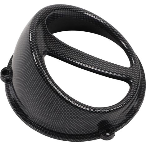 Bardusch - Couvercle de ventilateur de refroidissement de moteur de moto, style fibre de carbone, remplacement pour GY6 125cc 150cc 152QMI 157QMJ (1/5)