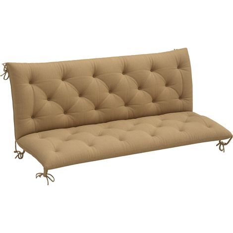 Three-Seater Bench Cushion - Khaki
