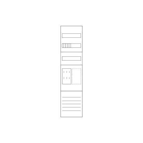 Eaton Zählerfeld 1ZP, 5pol. ZSD-M17B0013