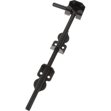 Loquet de Sol: Fer Noir 12 Pouces Portails, Portes, Vinyle, Clôtures, Abris (1/5)