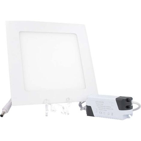Mini pannello LED Quadrato da Incasso 12W, 1000 lm, Foro 155x155 mm (Bianco Caldo 3000K) (1/3)
