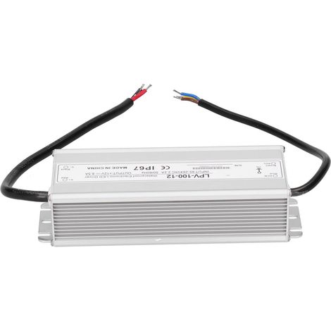 Alimentation électronique étanche BERM LED Driver 100 W, transformateur adaptateur LPV-100-12 DC12V (1/5)