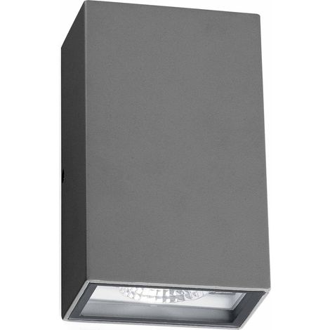 Faro Crata - Applique murale d'extérieur LED gris foncé IP54