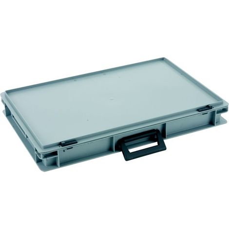 PROVOST - Bac mallette en polypropylène gris 600 x 400 x 183 mm (1/5)