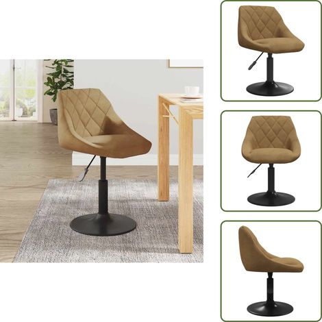 Tabouret de bar Marron Velours - Tabouret De Bar - Tabourets De Bar - Chaise De Comptoir - Chaises De Comptoir (1/5)