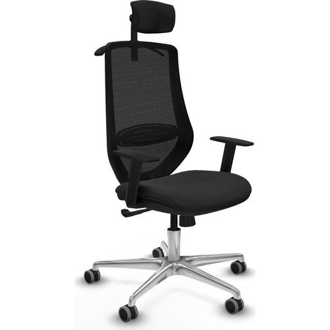 piqueras-y-crespo Mardos chaise bureau noir confortable (1/3)