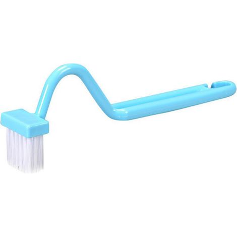 Set di 2 spazzole per WC creative a forma di S, spazzole curve per il bagno, per pulire l'interno del WC e raggiungere gli angoli difficili da pulire, spazzole per la pulizia curve a forma di V, 20 cm (1/4)