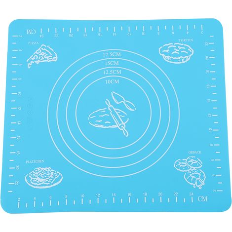 Rutschfeste Silikon-Backmatte, Antihaft-Teigausrollunterlage für Backformen (1/5)