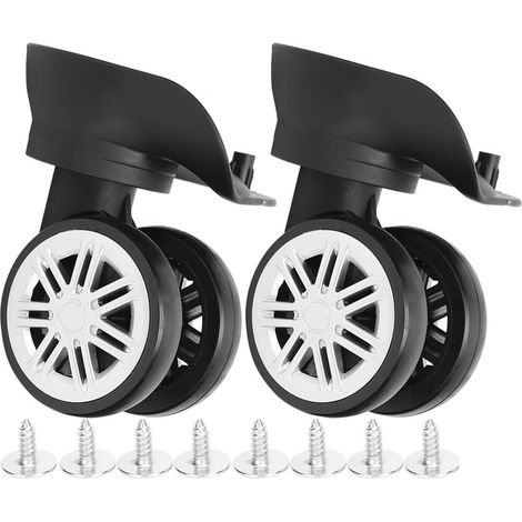 1 paire de boîte de barre de traction à grande roue muette à Double rangée pour l'extérieur, étui à Code, accessoire de valise. (1/5)
