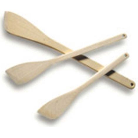 Spatule de cuisine biais professionnelles en Bois hêtre 35 cm - Matériel CHR Pro