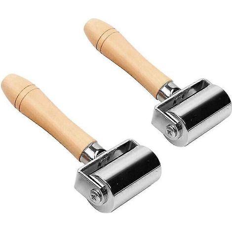 Rouleau à bordure de cuir, outil de collage et de lamination pour cuir (60 mm/2,4 po), lot de 2 (1/5)