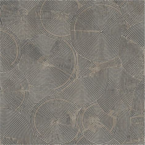 Graphic wallpaper wall Profhome 379004 non-woven wallpaper slightly textured with graphical pattern shiny black gold grey 5.33 m2 (57 ft2) (1/5)