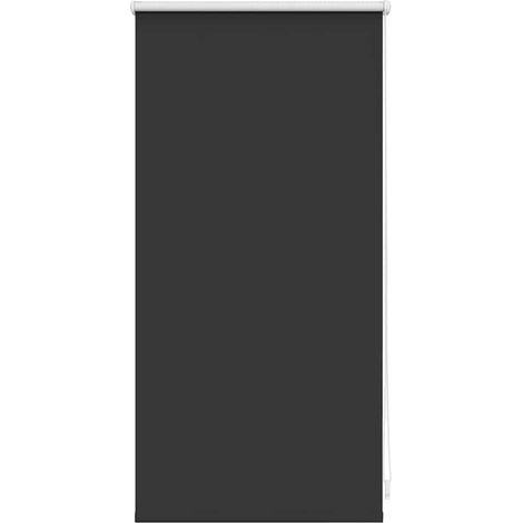 Tenda a rullo  Tenda avvolgibile oscurante 44,4x100 cm Tessuto Larghezza 40 cm Nero (1/5)