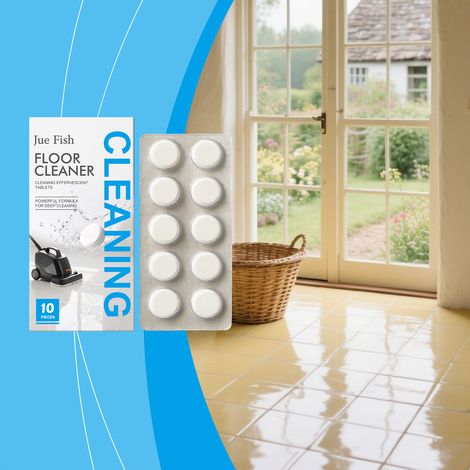 Multi-functional floor cleaning sheets for home use, gentle cleaning, freshening, color protection, and smoothing – 10 pieces -- BIEMMEDUE (1/5)