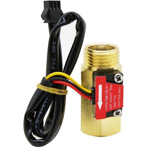 Capteur de débit d'eau à effet Hall G1/2 pouce pour débitmètre industriel (1/5)