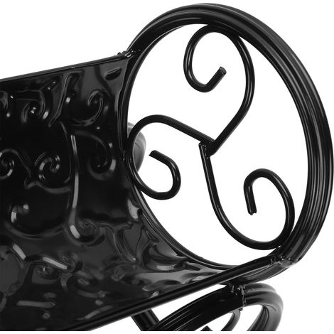 Porte-bouteilles en fer forgé en forme de tricycle, support pour bar ou décoration intérieure, noir (1/5)