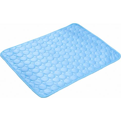 1 Pcs Tapis Refroidissant Animal Glace Bleu 62x50cm Chien Chat Respirant Été Canapé Anti-Morsure (1/5)