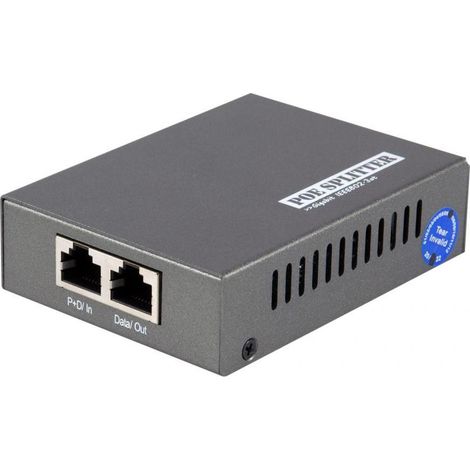 LevelOne POS-3000 Netzwerkteiler Schwarz PoE 25 W (1/2)