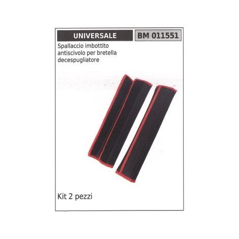 Spallaccio imbottito antiscivolo per bretella per decespugliatore UNIVERSALE