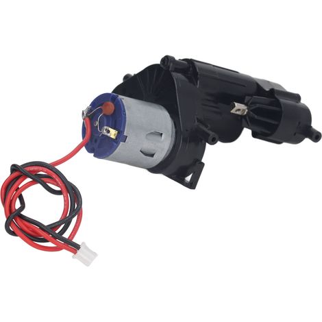 Boîte de vitesses en plastique et cuivre pour voiture RC, boîtier de transmission de rechange pour Unimog, noir (1/5)
