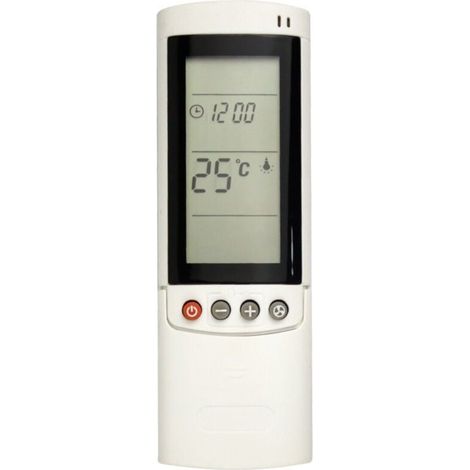 Climatiseur Télécommande, ABS Télécommande Climatiseur Télécommande de Remplacement Pratique pour Airwell Electra Gree A415 / RC08B RC08A, consommation d'énergie Stable/Faible,AAFGVC (1/4)